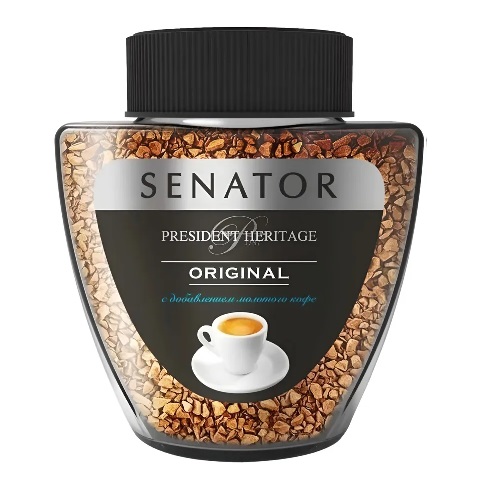 Senator President Original, растворимый кофе, 85 гр Senator President Original, растворимый кофе, 85 гр